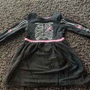 3T girl Halloween skeleton dress